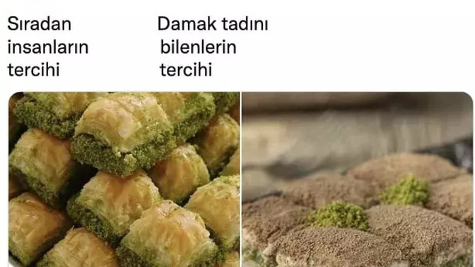 Senin tercihin normal baklava mı oluyor, sütlü baklava mı?
