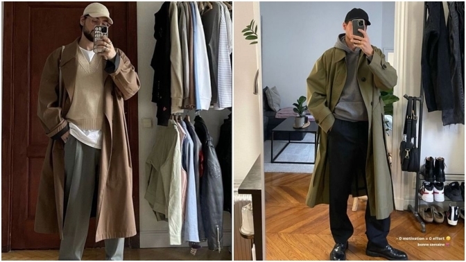 Erkeklere trençkot yakışıyor mu?