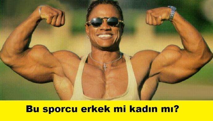 Sizce fotoğraftaki sporcu kadın mı yoksa erkek mi?