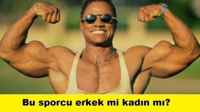 Sizce fotoğraftaki sporcu kadın mı yoksa erkek mi?
