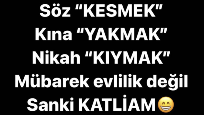Evlilik sona yaklaşmak mı demek sizce de?
