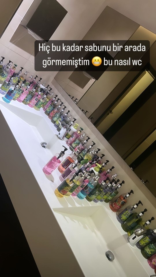 Bu kadar sıvı sabununuz olsa ne yapardınız?