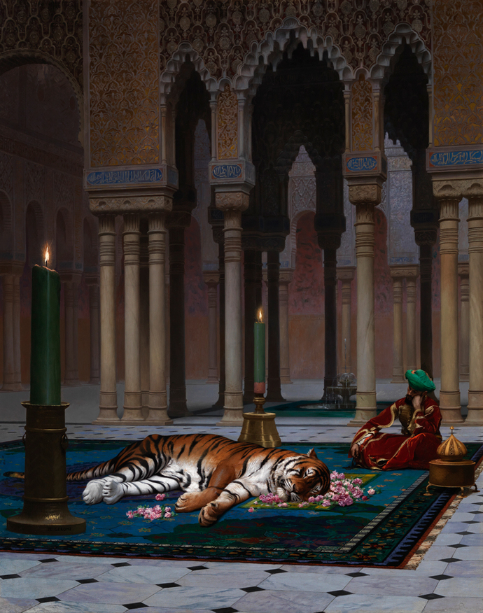 Jean-Léon Gérôme "the grief of Pasha" 1882
