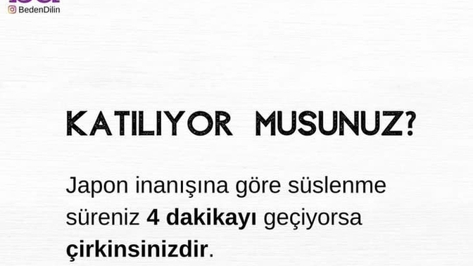 Çirkin misiniz?