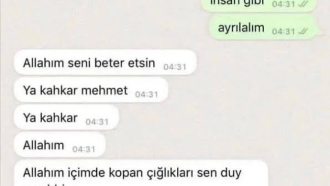 Biten iliskimiz ardindan sevgilim boyle seyler söyledi ona o kadar emek verdim 5 yilim gitti neden böyle yaptı 😓 ?