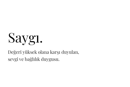 Saygı ve sevgi hak edilen bir olgu mudur duygu mudur?