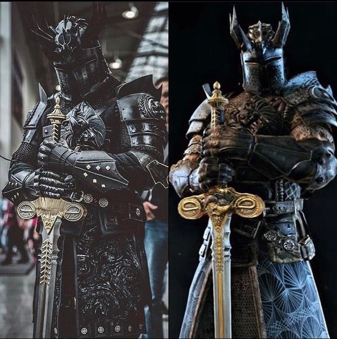 3D Printer ile yapılan özel zırhlı For Honor oyun içi görüntüsü! Çok iyi değil mi?