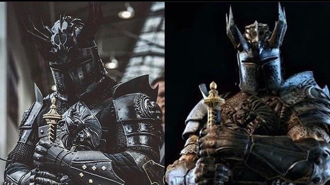 3D Printer ile yapılan özel zırhlı For Honor oyun içi görüntüsü! Çok iyi değil mi?