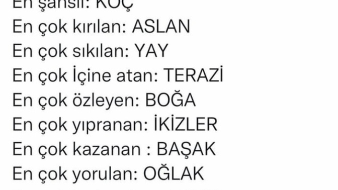 Burçlarda bu haftanın enleri nelerdir?