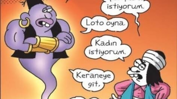 Bugün bir dilek hakkınız olsaydı bu ne olurdu?
