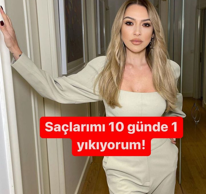 Saçlarımı 10 günde bir yıkıyorum diyen hadise açıklamasını gördün mü eski bir kuaförüm saç gün aşırı yıkanır pis saçla gezilir mi?