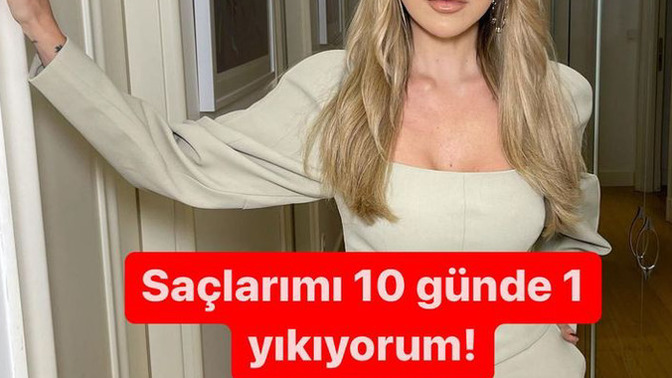Saçlarımı 10 günde bir yıkıyorum diyen hadise açıklamasını gördün mü eski bir kuaförüm saç gün aşırı yıkanır pis saçla gezilir mi?