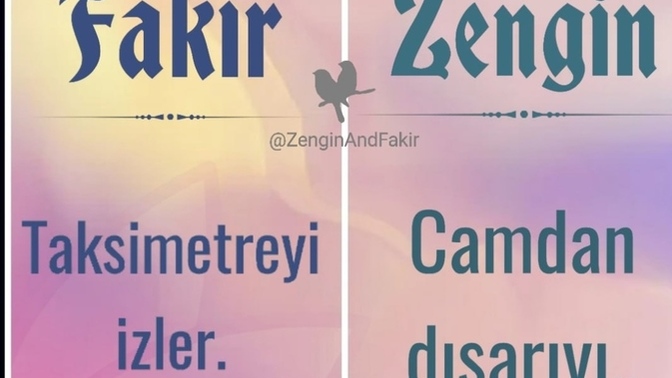 Takside camdan dışarıya bakanlardan mısınız, yoksa taksimetreye bakanlardan mı?