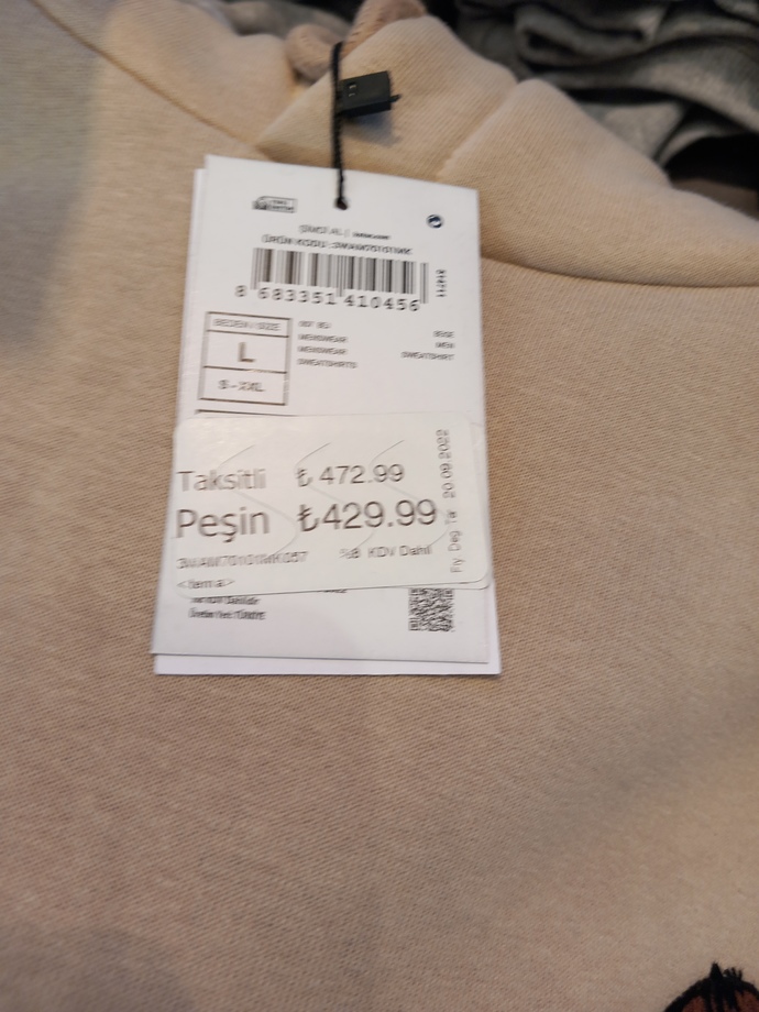 Bir sweatshirt 430 lira olmuş, gönül rahatlığı ile giyinebiliyor musunuz?
