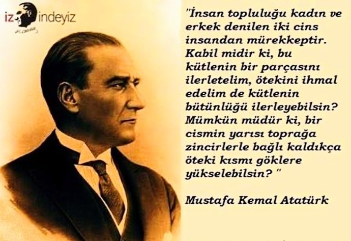 İzin silinmez! #Atamİzindeyiz etiketiyle, en sevdiğiniz Atatürk sözünü paylaşır mısınız🇹🇷?