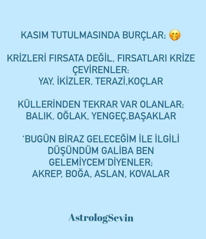 Kasım tutulmasından nasıl etkilendiniz?