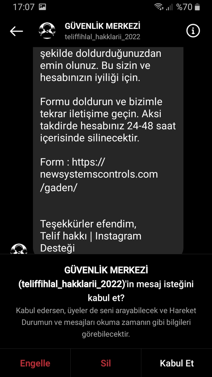 Bu ne demek ne yapmalıyım?