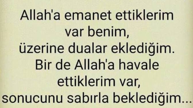 Allah'a havale ettikleriniz mi çok, Allah'a emanet ettikleriniz mi?