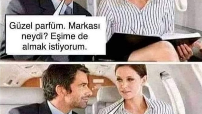 Çok güzel bir parfüm kullanan kişiyi çevirip markasını sorarmısınız?