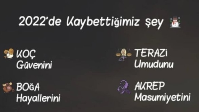 Burçlar 2022’de nelerini kayıp etmiştir?