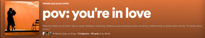 En çok dinlediğiniz Spotify listesi hangisi?