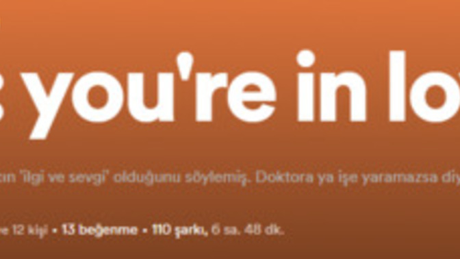En çok dinlediğiniz Spotify listesi hangisi?