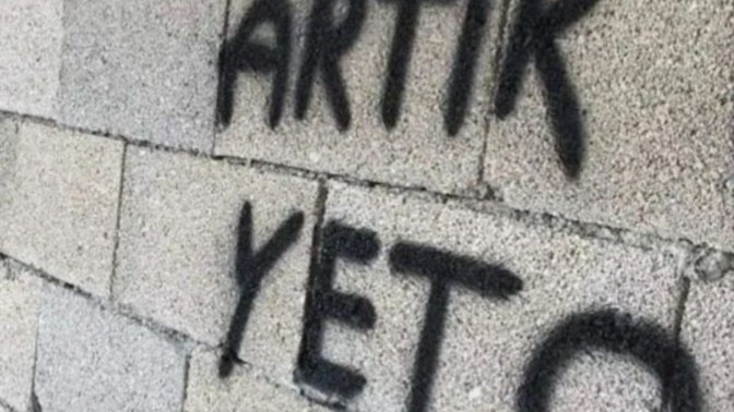 Ne için "artık yeter" diyorsun?