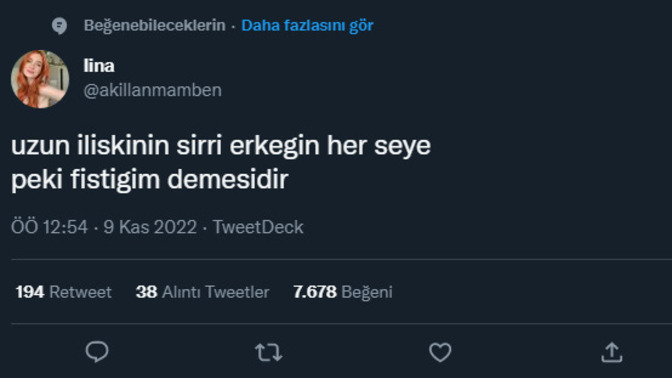 Sizin için uzun ilişkinin sırrı nedir 👀?