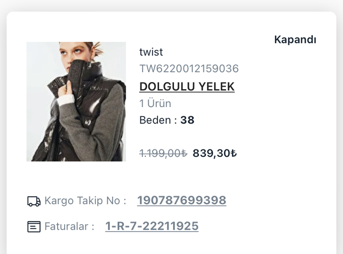 En son internetten hangi ürünleri satın aldınız?