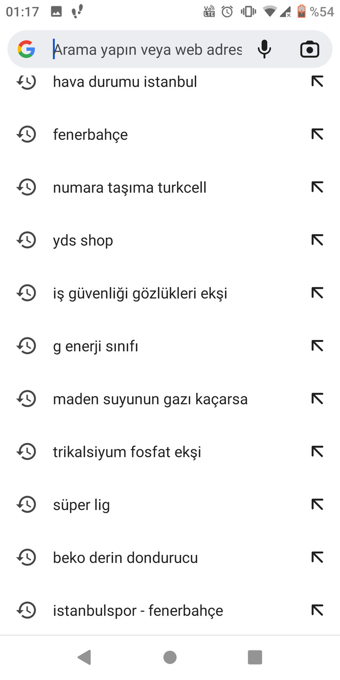 Google'da en son neyi aradınız?