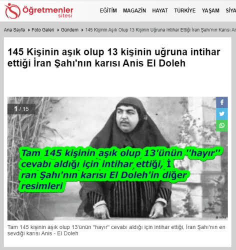 Eskilerin dillere destan güzeli. Anis el Doleh. Çok doğal değil mi?