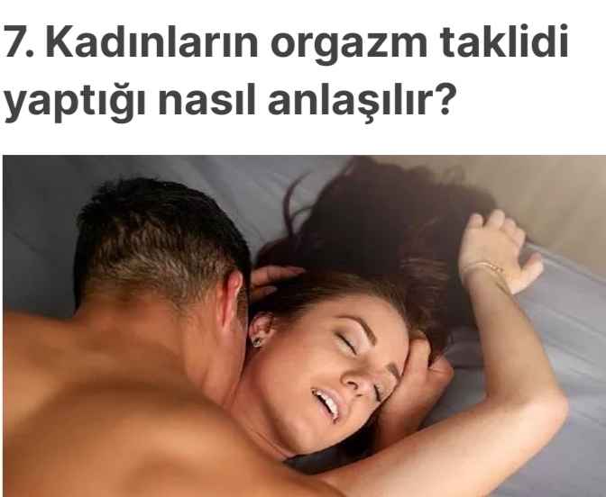 Kadınların orgazm taklidi yaptığı nasıl anlaşılır? Bir kadın neden orgazm olamaz?