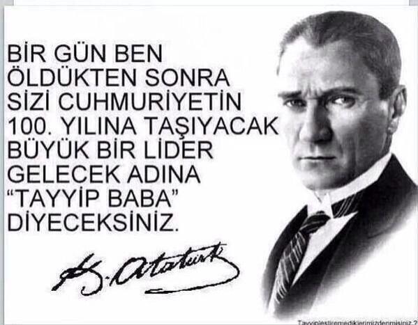 Atatürk’ün en sevdiğiniz söz’ü ne?