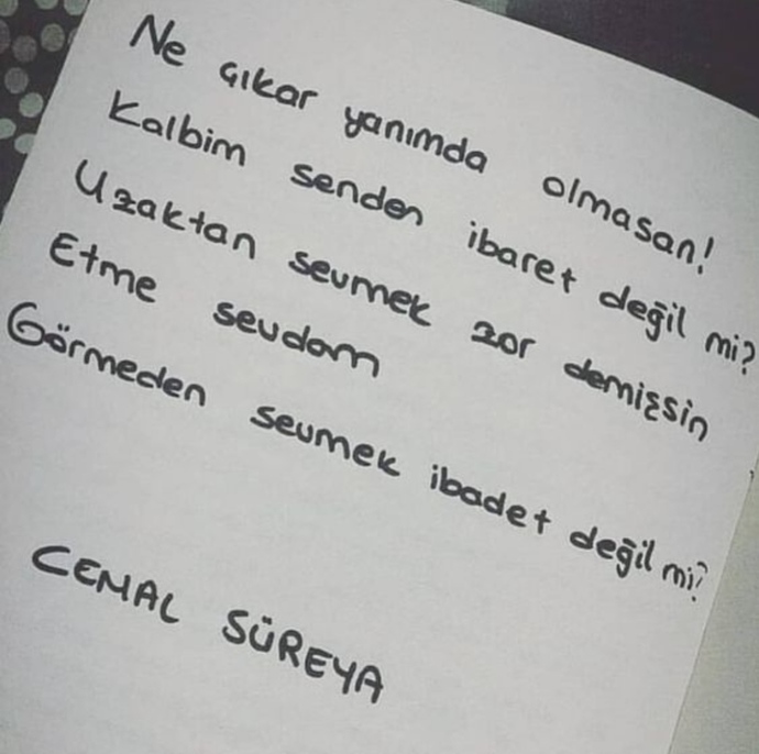 Siz, birisini görmeden sevdiniz mi? Görmeden sevmek mümkün müdür?