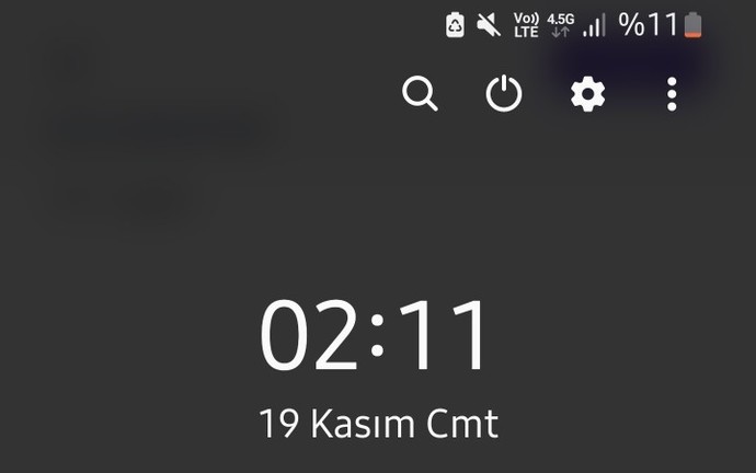 Şu an şarjınız kaç?