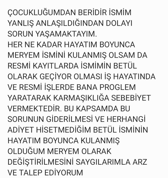 Bu dilekçe iyimi arkadaşlar?