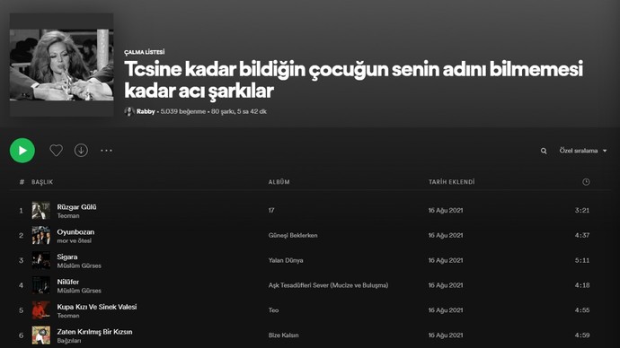 En yaratıcı playlist ismi sence hangisi? Sen olsaydın playlistine nasıl bir isim koyardın?