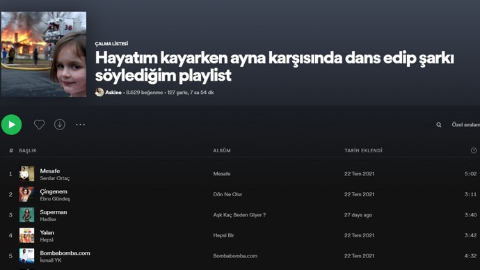 En yaratıcı playlist ismi sence hangisi? Sen olsaydın playlistine nasıl bir isim koyardın?