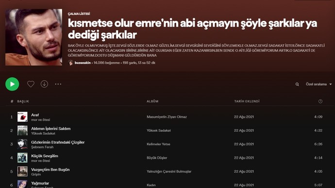 En yaratıcı playlist ismi sence hangisi? Sen olsaydın playlistine nasıl bir isim koyardın?