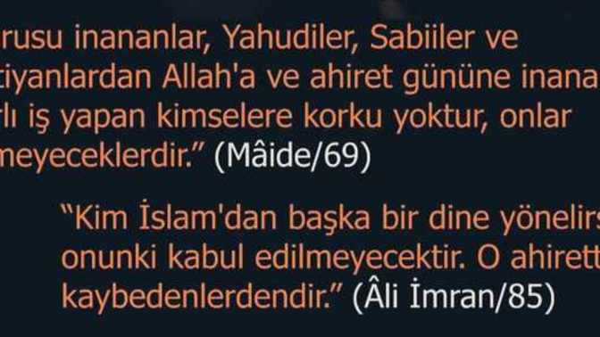 İslam dini neden çelişkili?