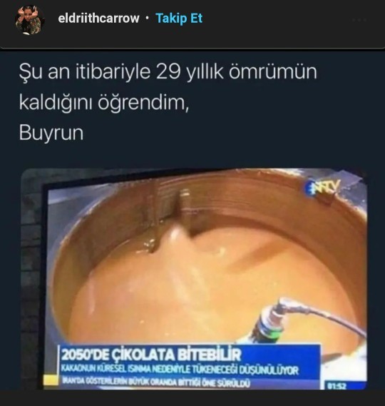 Çikolataların sonu gelse üzülür müsün?