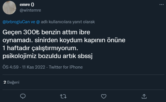Yakıt fiyatları yüzünden arabasını çalıştıramayan var mı?