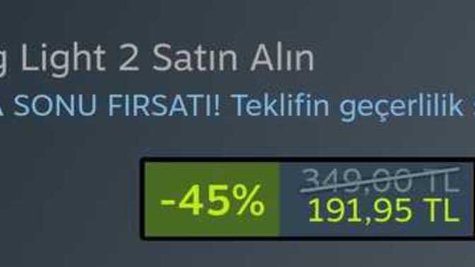 Dying Light 2 349 TL'den 191 TL'ye düşmüş. Almaya değer bir oyun mu?