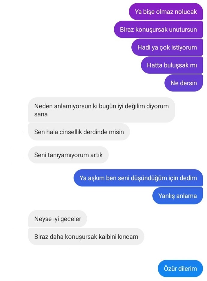 Yanlış bir şey mi söyledim?