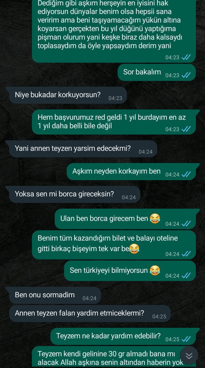 Nişanlım bana gram hesabı yaptı ve düğüne 5 gün kala nişanı attım?