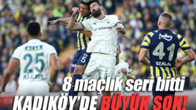 Fenerbahçe 1 - Giresunspor 2... Sarı lacivertliler kadıköy'de Giresunspor'a mağlup oldu! Maçı nasıl buldunuz?