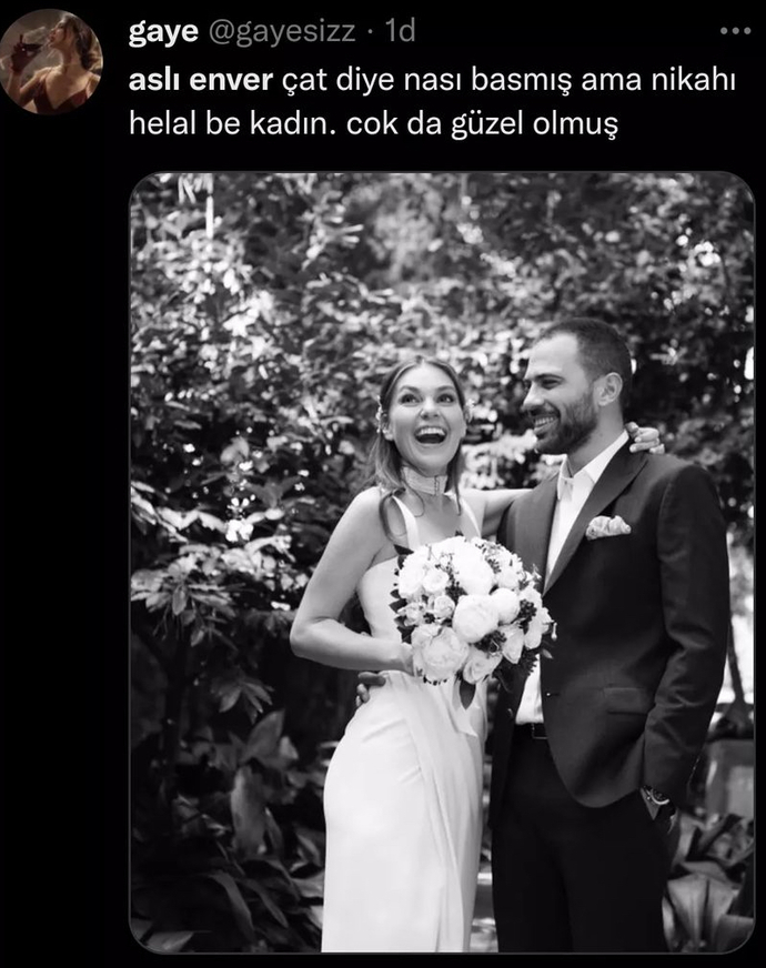 Aslı Enver sessiz sedasız evlenmiş. Sessiz sedasız evlenmek sana göre mi?