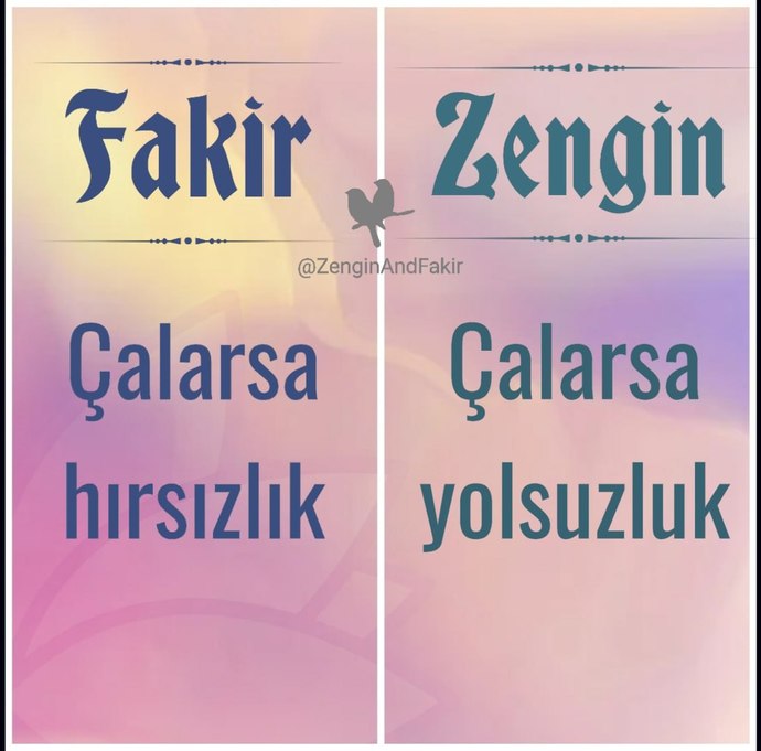 Zengin misiniz? yoksa , fakir mi ?