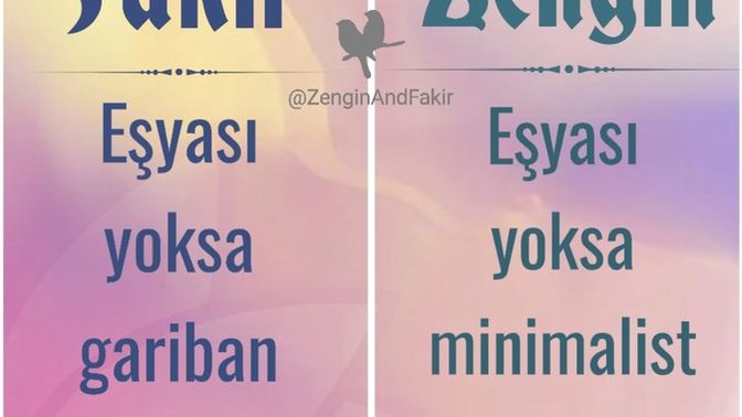 Zengin misiniz? yoksa , fakir mi ?