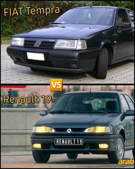 Renault 19 🆚 FIAT Tempra Hangi Otomobili Daha çok Beğeniyor sunuz Ve Başarılı Buluyorsunuz?